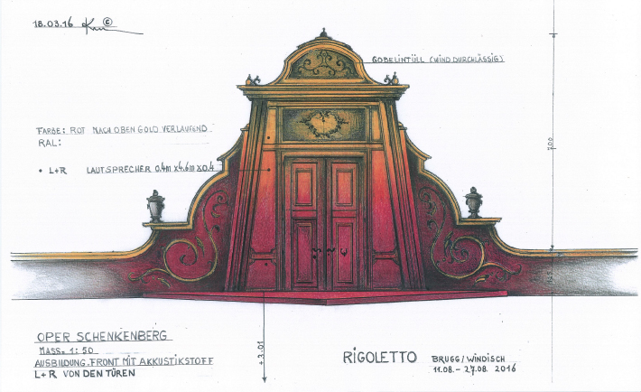 Bühnenbild Rigoletto